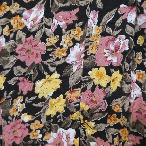 Vintage Y2K Energie Floral Short Sleeve Shorts Romper Womens Large - Picture 4 of 6